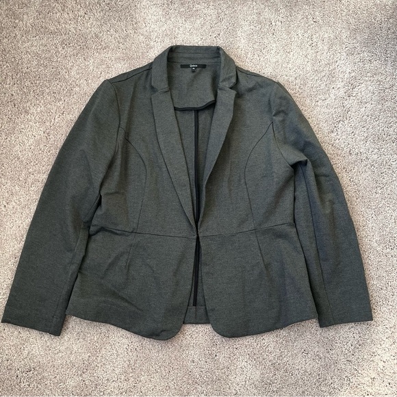 Quince Ultra-stretch Ponte Gray Blazer - Picture 2 of 4